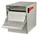 04 Package Master Mailbox front incoming mail door open - White