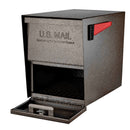 04 Package Master Mailbox front mail retrieval door open - Bronze