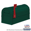 Heavy Duty Rural Mailbox - Green