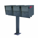 Mailboss Triple Package Master® Locking Mailbox & Post