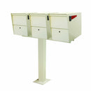 Mailboss Triple Package Master® Locking Mailbox & Post