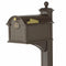 Balmoral Mailbox Monogram Post Package - Bronze - 16514#color_bronze