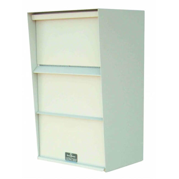 Jayco Industries Large Vertical Wall Mount Letter Locker White