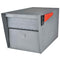 MailBoss Mail Manager front Angle - Granite#color_granite