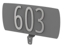 Spira Address Plate One Sided