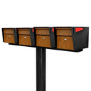 Mailboss Quadruple Mail Manager® Locking Mailbox & Post