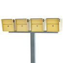 Mailboss Quadruple Mail Manager® Locking Mailbox & Post