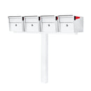 Mailboss Quadruple Mail Manager® Locking Mailbox & Post