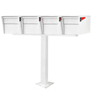 Mailboss Quadruple Mail Manager® Locking Mailbox & Post