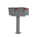 Mailboss Double Mail Manager® Locking Mailbox & Post