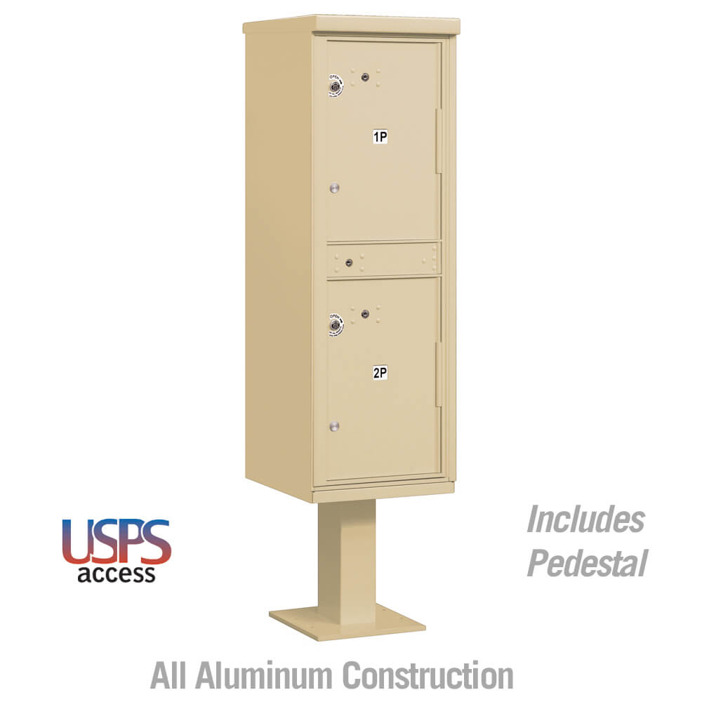 Outdoor Parcel Locker (Includes Pedestal) - USPS Access – MailboxEmpire