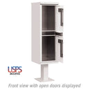 Salsbury Outdoor Parcel Locker with 2 Compartments - USPS Access – Type I