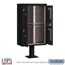 Salsbury Outdoor Parcel Locker with 4 Compartments - USPS Access – Type II