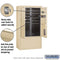 Salsbury 10 Door High Free-Standing 4C Horizontal Mailbox with 9 Doors and 2 Parcel Lockers in Bronze with Private Access