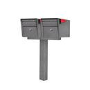 Mailboss Double Mail Manager® Locking Mailbox & Post