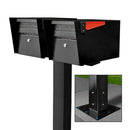 Mailboss Double Mail Manager® Locking Mailbox & Post