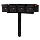 Mailboss Quadruple Mail Manager® Locking Mailbox & Post
