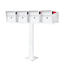 Mailboss Quadruple Mail Manager® Locking Mailbox & Post