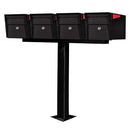 Mailboss Quadruple Mail Manager® Locking Mailbox & Post