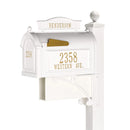 Whitehall Products Ultimate Capitol Mailbox Package - White Gold - 16304