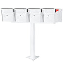 Mailboss® Quadruple High-Security Locking Mailbox & Post