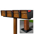 Mailboss Quadruple Mail Manager® Locking Mailbox & Post