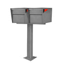 Mailboss Double Mail Manager® Locking Mailbox & Post