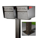 Mailboss Double Mail Manager® Locking Mailbox & Post