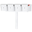 Mailboss® Quadruple High-Security Locking Mailbox & Post