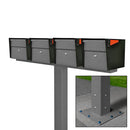 Mailboss Quadruple Mail Manager® Locking Mailbox & Post