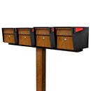 Mailboss Quadruple Mail Manager® Locking Mailbox & Post
