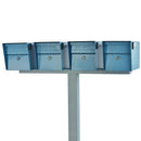 Mailboss Quadruple Mail Manager® Locking Mailbox & Post
