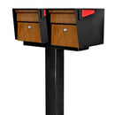 Mailboss Double Mail Manager® Locking Mailbox & Post