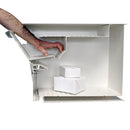 03 Package Master Mailbox Side Cut View Mail Shield - White