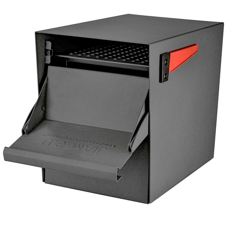 04 Package Master Mailbox front incoming mail door open - Granite