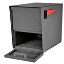 04 Package Master Mailbox front mail retrieval door open - Granite