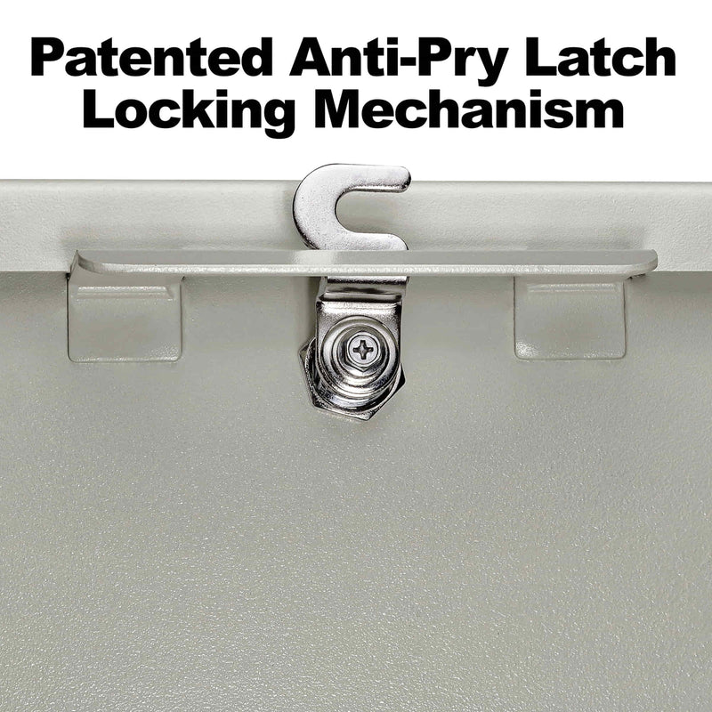 05 Package master anti pry latch locking mechanism - White