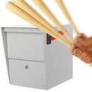 09 Package Master Mailbox hitting with basebal bat - White