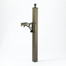 Whitehall Deluxe Post & Brackets w/ball finial - MailboxEmpire