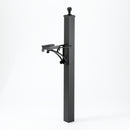 Whitehall Deluxe Post & Brackets w/ball finial - MailboxEmpire