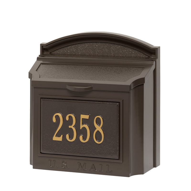 Whitehall Wall Mailbox Package - MailboxEmpire