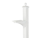 Whitehall Balmoral Post & Bracket w/ ball finial - MailboxEmpire