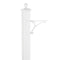 Whitehall Balmoral Post Plant Hanger - White - MailboxEmpire