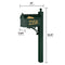 Whitehall Deluxe Capitol Mailbox Package