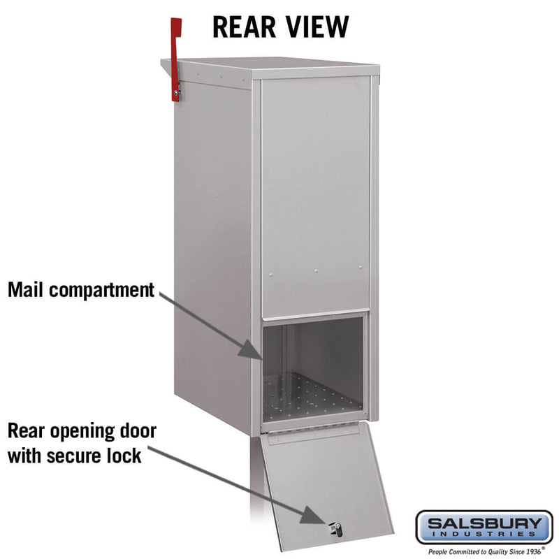 Salsbury Industries Mail Package Drop with Front & Rear Access