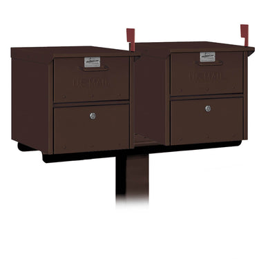Salsbury Double Roadside / Designer Mailbox Post Package