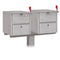Salsbury Double Mail Chest Mailbox Post Package
