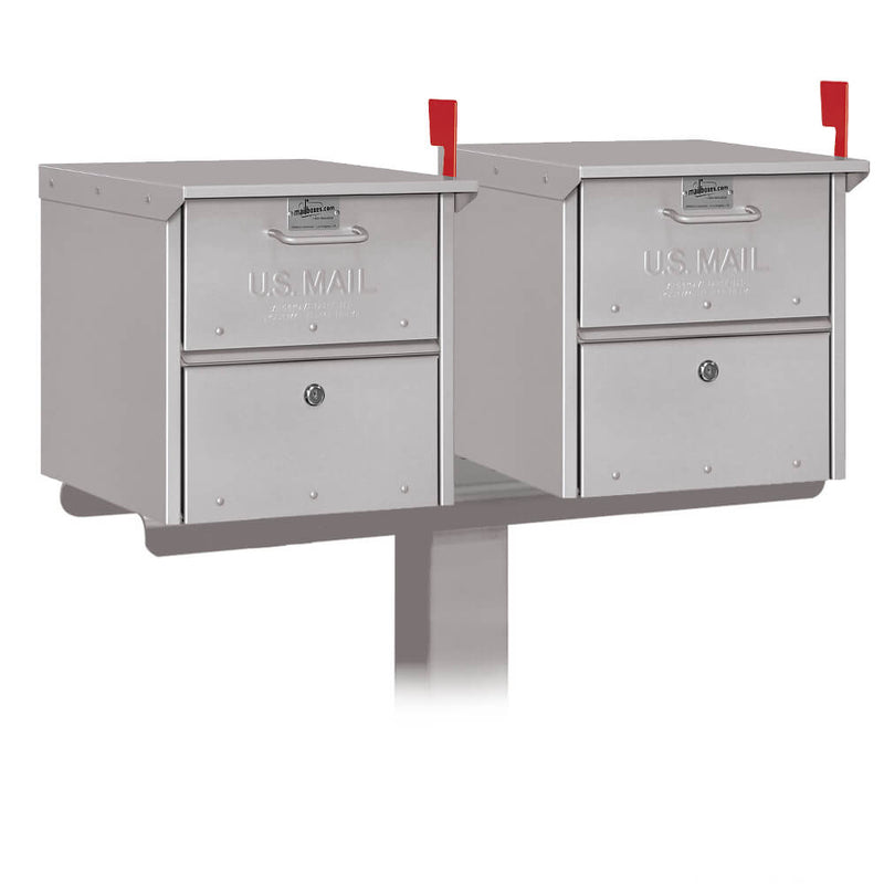Mail Chest Buy Salsbury Double Mail Chest Mailbox Post Package - MailboxEmpire