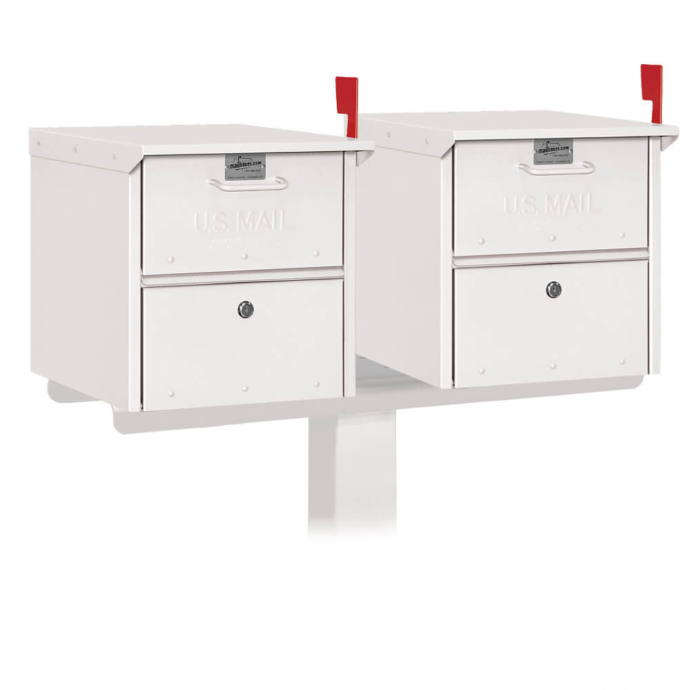 Buy Salsbury Double Mail Chest Mailbox Post Package - MailboxEmpire