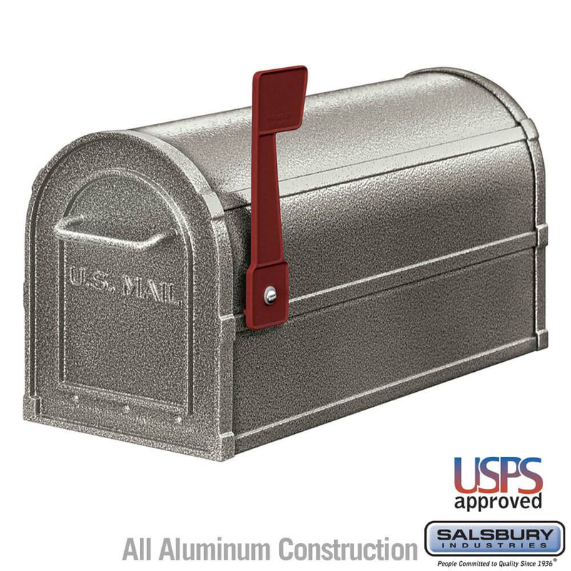 Deluxe Rural Mailbox  - Pewter